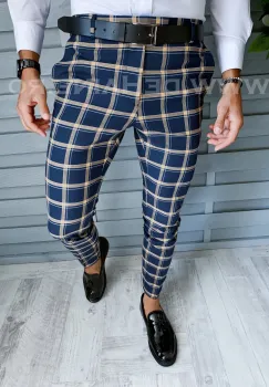 Pantaloni barbati eleganti B1861 O2-4.2 imagine