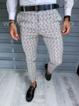 Pantaloni barbati eleganti B1913 B-3 imagine