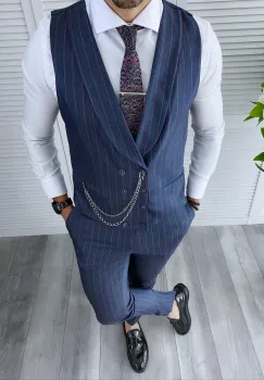 Pantaloni barbati eleganti B4203 P19-6.3 imagine