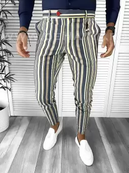 Pantaloni barbati eleganti B9162 F4-2 E 14-5 imagine