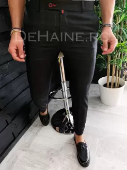 Pantaloni barbati eleganti carouri ZR 9879 B2-4 imagine
