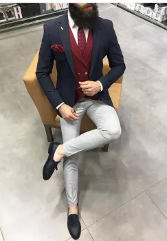 Pantaloni barbati eleganti ZR A1523 imagine