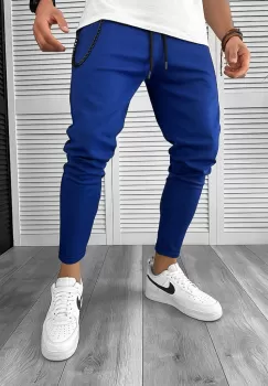 Pantaloni de trening albastri conici 12605 113-3.3 imagine