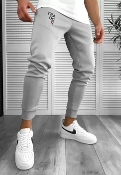 Pantaloni de trening gri 12616 imagine