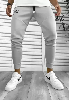 Pantaloni de trening gri conici 12347 imagine