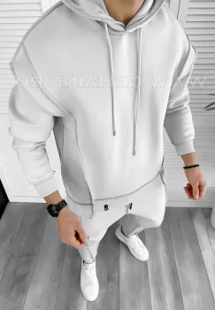 Pantaloni de trening gri conici K157 P18-4.2 imagine