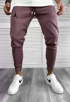 Pantaloni de trening maro conici silon 12361 imagine