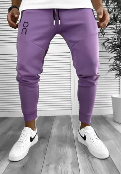 Pantaloni de trening mov conici 12260 imagine