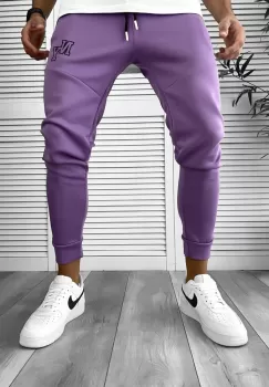 Pantaloni de trening mov conici 12347 imagine