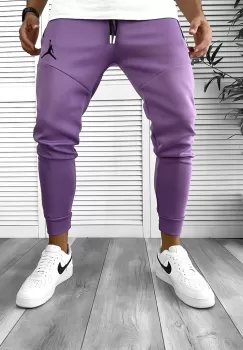 Pantaloni de trening mov conici 12361 imagine