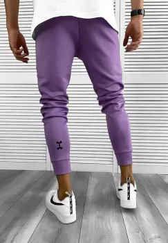 Pantaloni de trening mov silon conici 12379 imagine