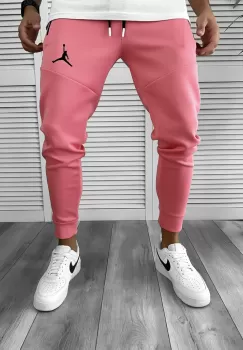 Pantaloni de trening roz conici silon 12361 imagine