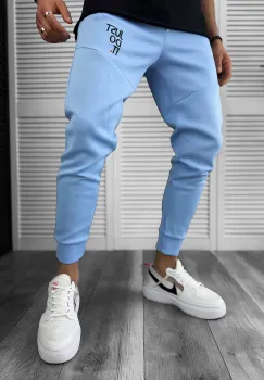 Pantaloni de trening silon albastri 12616 H imagine