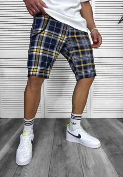 Pantaloni scurti casual   carouri  13183 N7-4.3 imagine