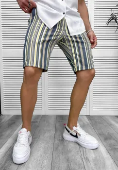 Pantaloni scurti casual  cu imprimeu  13124 imagine