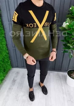 Pulover barbati gros slim fit ZR A6864 110-3 imagine