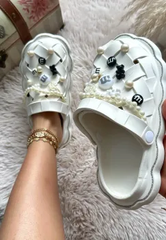 Saboti Papuci dama Albi XF54 imagine