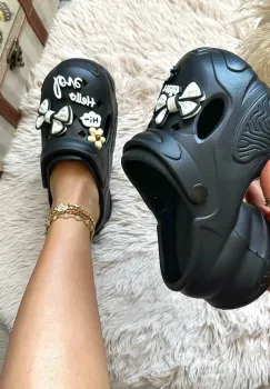 Saboti Papuci dama Negri XF30 imagine