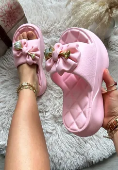 Saboti Papuci dama Roz XF42 imagine