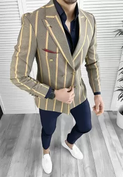 Sacou barbati slim fit 1049 imagine