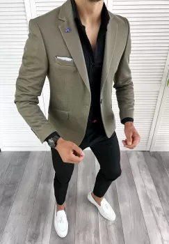 Sacou barbati slim fit 11979 D3-3.1 imagine