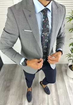 Sacou barbati slim fit 12841 47-3.4 E~ imagine