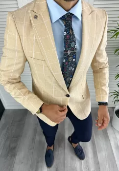 Sacou barbati slim fit 12854 46-3.4.5 E~ imagine