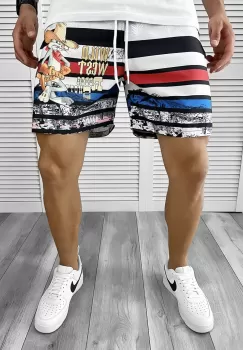 Sort de baie cu imprimeu 11647 imagine