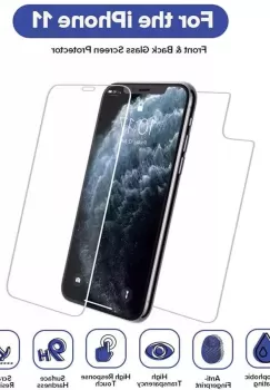 Sticla protectie fata + spate pentru Phone 11 11 Pro 11 Pro Max imagine