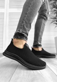 Tenesi barbati casual negri A91 imagine