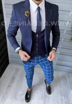 Tinuta barbati smart casual B1851 imagine