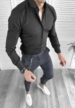 Tinuta barbati smart casual Pantaloni + Camasa 10088 imagine