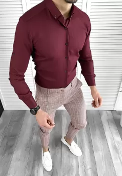 Tinuta barbati smart casual Pantaloni + Camasa 10317 imagine