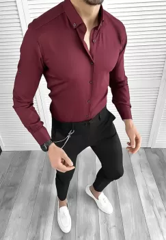 Tinuta barbati smart casual Pantaloni + Camasa 10558 imagine