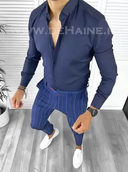 Tinuta barbati smart casual Pantaloni + Camasa B8769 imagine