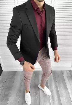 Tinuta barbati smart casual Pantaloni + Camasa + Sacou 10300 imagine
