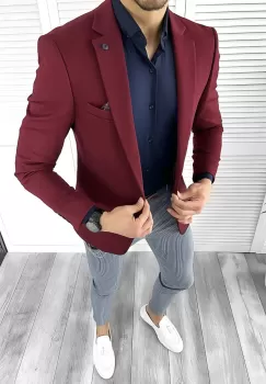 Tinuta barbati smart casual Pantaloni + Camasa + Sacou 10499 imagine