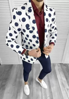 Tinuta barbati smart casual Pantaloni + Camasa + Sacou 637 imagine