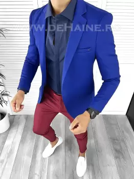Tinuta barbati smart casual Pantaloni + Camasa + Sacou B8523 imagine