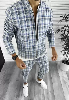 Trening barbati slim fit Pantaloni + Hanorac 12272 P20-4.3 imagine