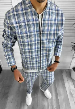 Trening barbati slim fit Pantaloni + Hanorac 12981 imagine