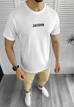 Tricou barbati alb 12450 imagine