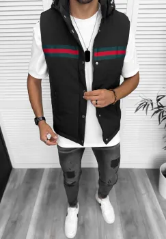 Vesta barbati casual  neagra 5222 imagine