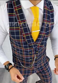 Vesta barbati eleganta slim fit 11930 imagine