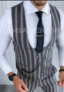 Vesta barbati eleganta slim fit 11991 261-5 E imagine