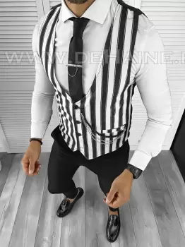 Vesta barbati eleganta slim fit B8066 201-3 E imagine