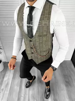 Vesta barbati eleganta slim fit B8141 142-6 E/ 203-3 imagine