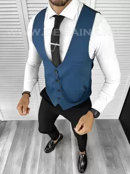 Vesta barbati slim fit bleumarin B8245 75-4 E imagine