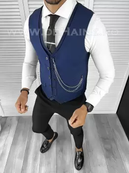 Vesta barbati slim fit bleumarin B8258 75-4 imagine