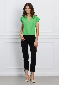 Blugi Kara negri cu rupturi la baza imagine